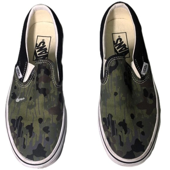 🛑 VANS Classic ➕🆒 SNEAKERS Slip On SHOES Comfort Camo Dress Unisex 💸BUY NOW‼️ - Picture 4 of 16